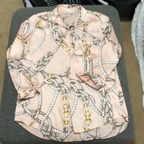 ZARA silky blouse❤️New listing! EUC⭐️ - Picture 14 of 14